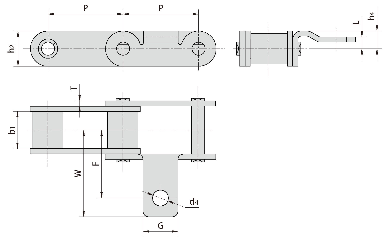 Tariff-free CA550AID Agricultural Steel Conveyor CA550 Roller Chains With AID Attachment Made in Vietnam