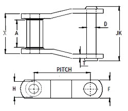 Tariff-free WH Series WH78 WH188 WH124 WH106 WH111 WH132 WH150 WH155 WH159 Hard Soft Bend Welded Mill Chain Made in Vietnam