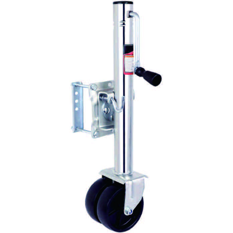 Tariff-Free 1BJY-TJ-08S Marine Jack Dual 8 Inch Casters 2000LBS Capacity Sidewind Bolt-On Swivel Trailer Parts New Condition