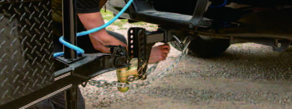 Tariff-free 1BJY-PH-01C Parts and Accessories Capacity 6000LBS Trailer Pintle Hook With Hitch Ball