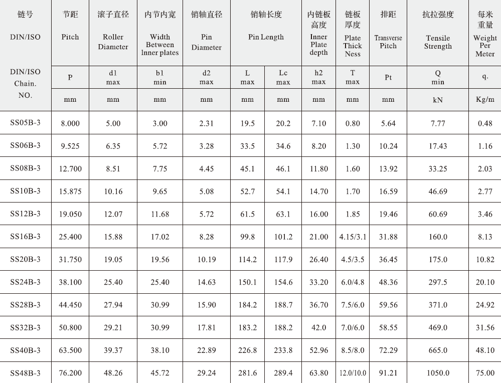Tariff-free SS28B-3 B Series Stainless Short Pitch Precision Triplex Roller Chain  Made in Vietnam