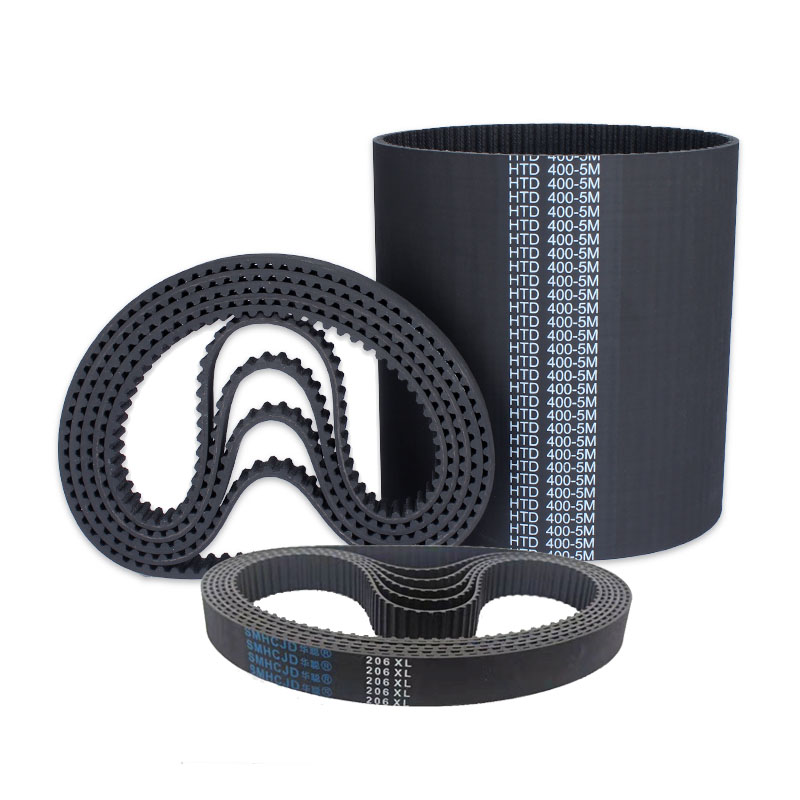 Vietnam Factory Double Side Conveyor Synchronous Drive Pu Rubber Coating Htd Trapezoidal Tooth Timing Belt for PULLEY