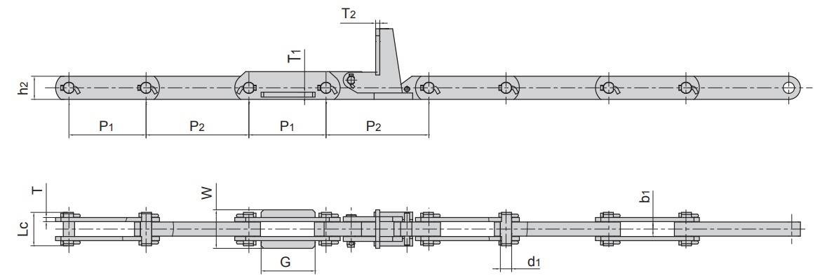 Tariff-free Guaranteed Quality Proper Price BC300/400F1 BC350F1 Conveyor Chains for Steel Mill Made in Vietnam