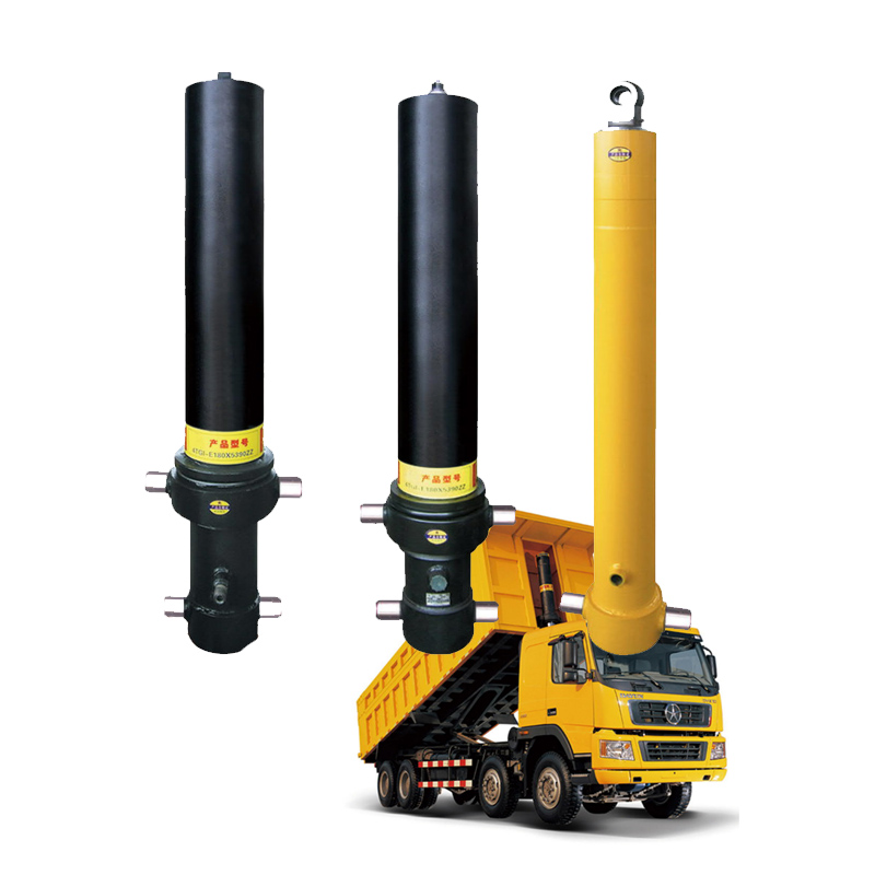 Vietnam Factory Front Top Lifting Hydraulic Cylinder for Heavy Duty Dump Truck 8X4 Semi Trailer Tariff-free
