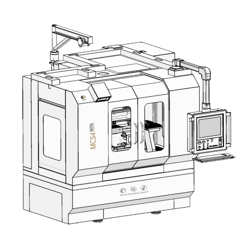 MCS4/MCS5 CNC Vertical Lathe Machining Center Roller Grinding Machine Tap Groove Grinder Tariff-free
