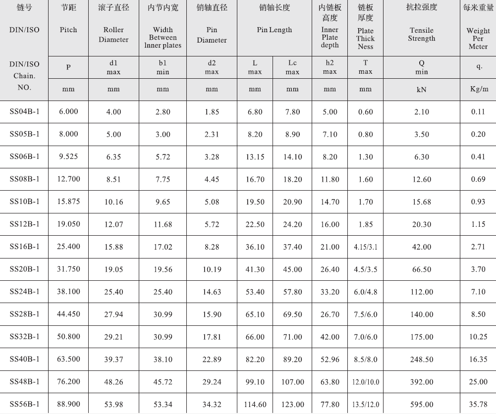 Tariff-free SS56B-1 B Series Stainless Short Pitch Precision Single Roller Chain  Made in Vietnam