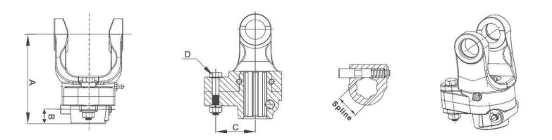 Competitive Price Shear Bolt Torque Limiter for PTO Shaft Tariff-free Made in Vietnam