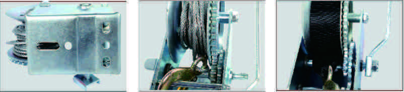Vietnam Factory 1BJY-HW-07B Winch New 1800lbs Trailer Hand Winch with 8M Belt Parts and Accessories