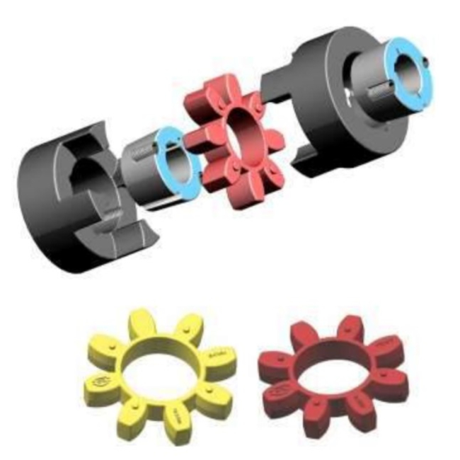 Steel Shaft DJ-A Model Made in Vietnam Rotex Jaw Flexible Coupling Tariff-free