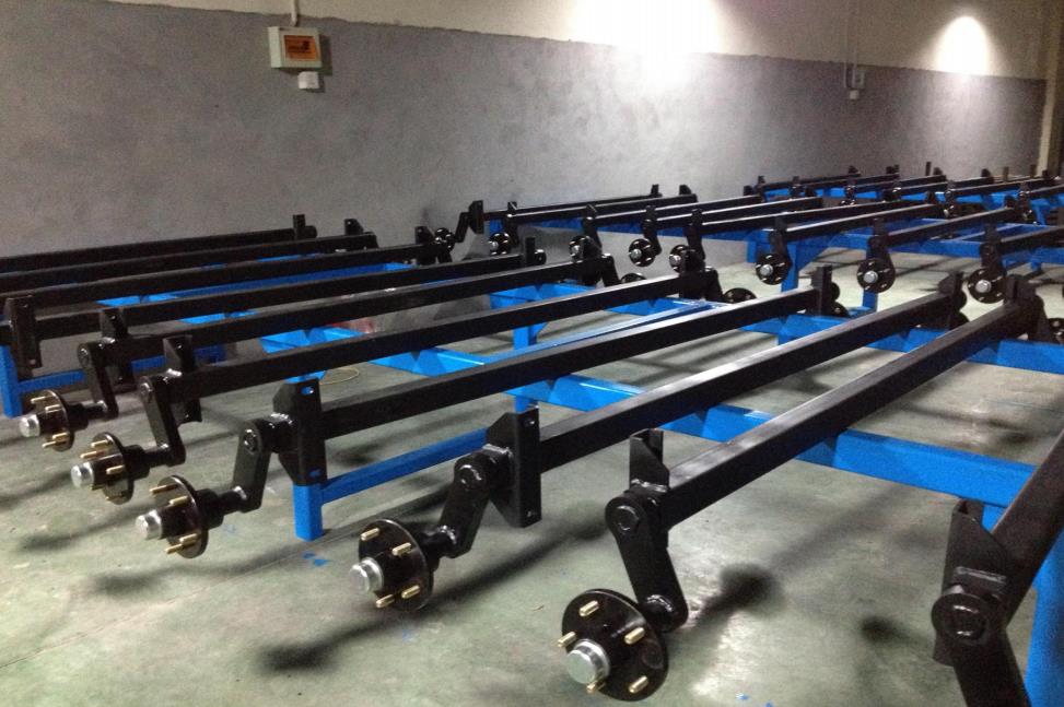 FANGD2F6 FANGD1.5F5 FANGD1F6 FANGD0.5F5 Trailer Straight Axle With Electric Brake Made in Vietnam