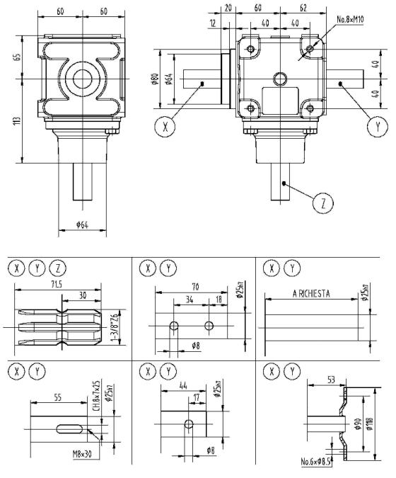 Vietnam-Made 104 Series 11HP Agricultural Gearbox for Shredder