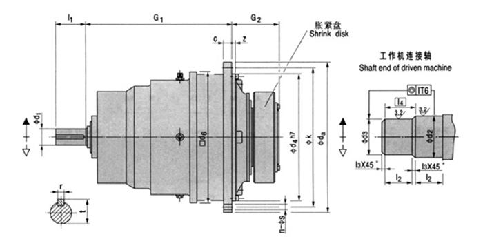 Vietnam Factory High Torque Precision P Series Right Angle Em-ED-Et-Et Brevini Riduttori Planetary Gearbox
