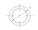 Auto Part Cardan Yoke 3-3-1481KX Series 1410 Tariff-free Made in Vietnam