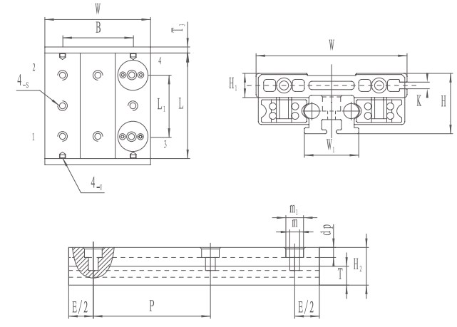 Exemption From Tariffs OSG OSGB Series Bearing Assembly Roller Linear Guide Rail of OSG-20 OSG-25 OSG-30 OSG-40 Made in Vietnam