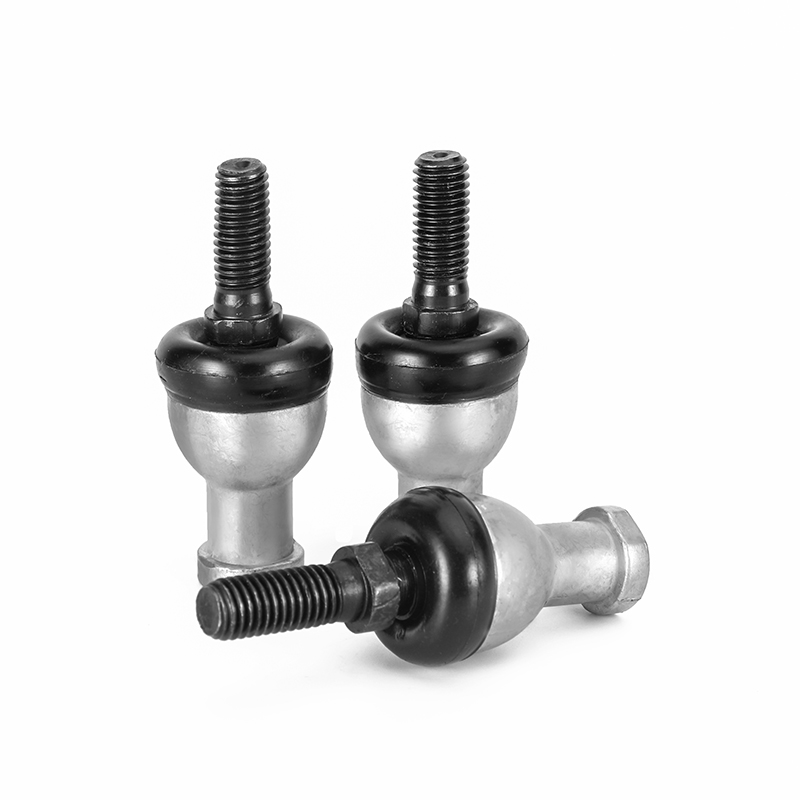 SQZ...RS Series Steel Straight Ball Rod End Left or Right Hand Thread With Rubber Dust Seal Made in Vietnam