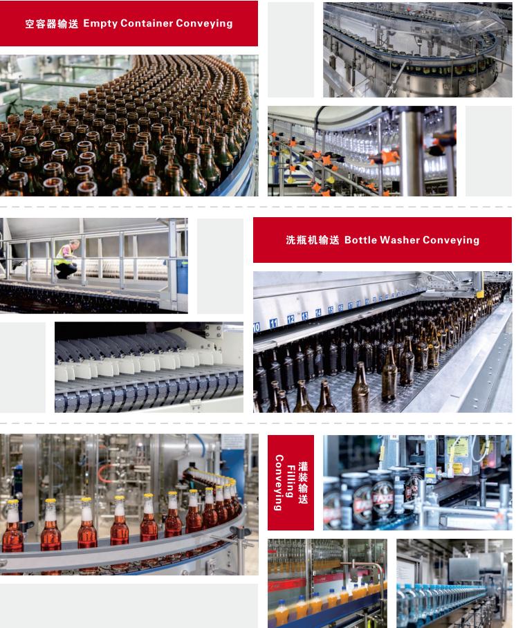 400 Series Super Rib Straight Run Belt Conveyor Chain Mesh