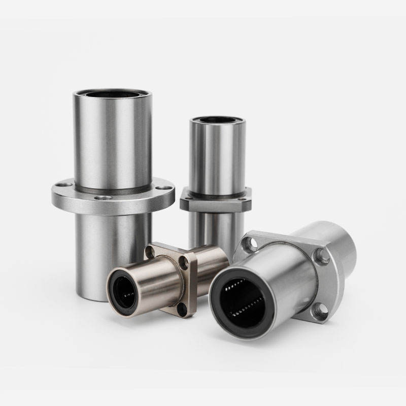 LMF/KC (SMF/KC) Series Long Centered Flange Linear Bearing Bushing Made in Vietnam