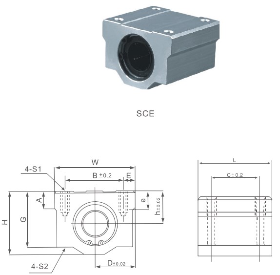 Exemption From Tariffs Tariff-free SCE Series Bearing Assembly Linear Motion Slide Units Made in Vietnam