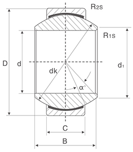 Brand New GE..C Series Steel Radial Spherical Plain Bearing GE6C GE8C GE10C GE12C GE15C GE17C GE20C GE25C GE30C Made in Vietnam