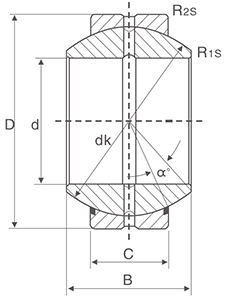 New Design Tariff-free Heavy-duty GEG..E(S) GEG..ES 2RS Series Steel Radial Spherical Plain Bearing Made in Vietnam